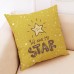 Arrow Stars Printing Pillow Case Cotton Linen Sofa Cushion Cover Car Home Decor   132660943418